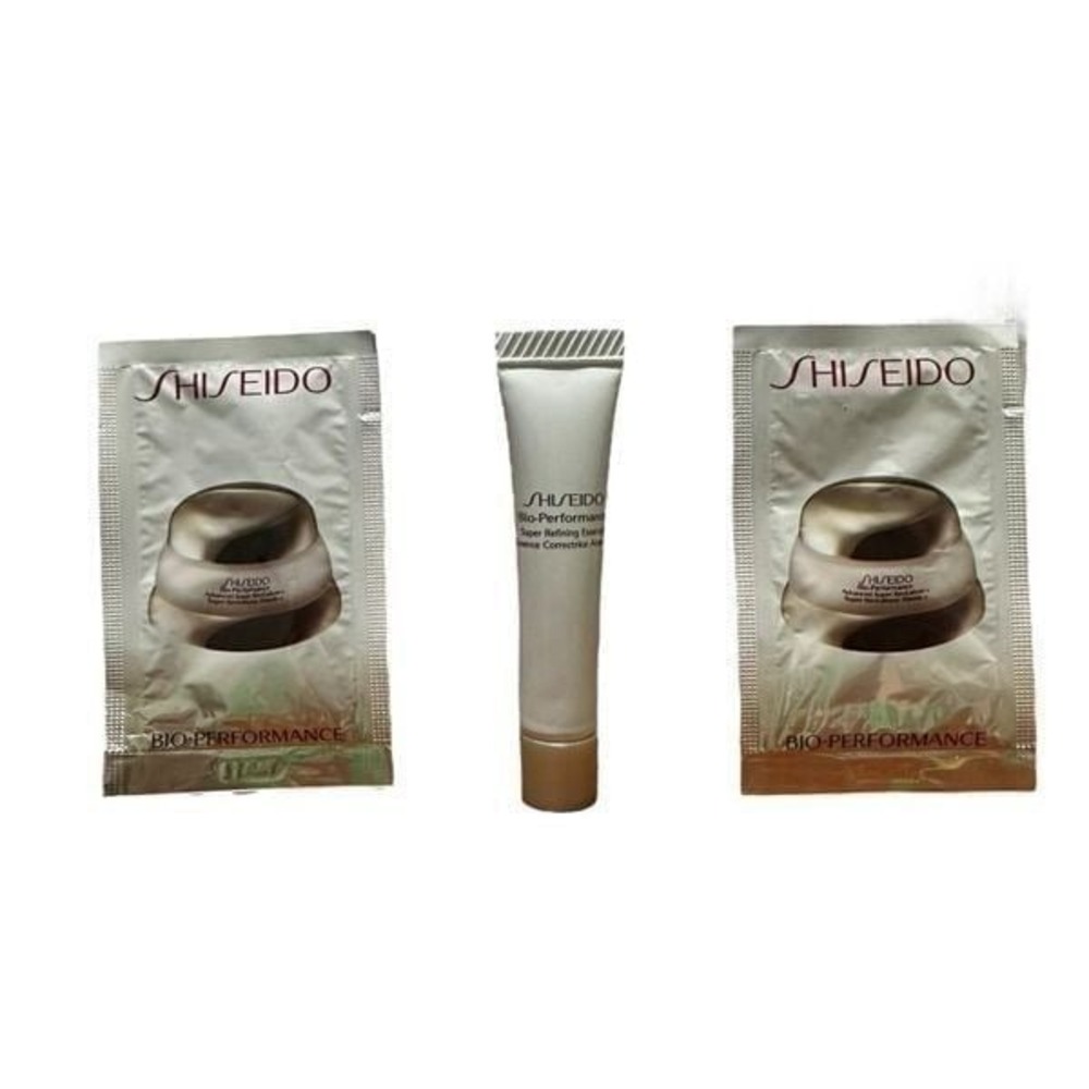 Lot of 3 Shiseido Bio Performance Super Refining Essence 1 4ml & 2 1.5ml